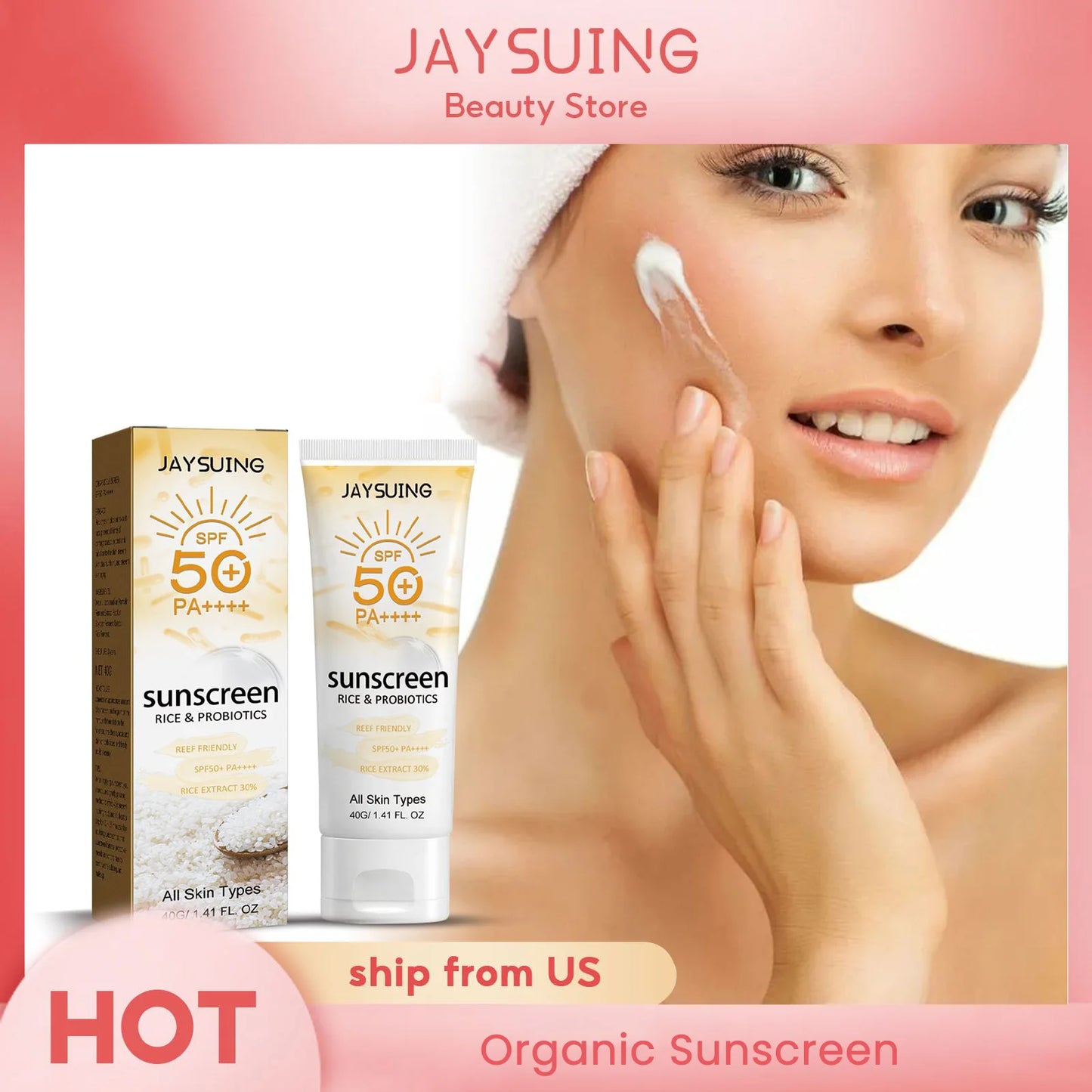 Jaysuing Probiotic Moisturizing – Sunscreen Spf50 ✨