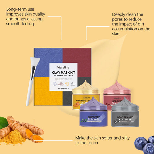 Viareline Face Cleaning – Clay Mask✨