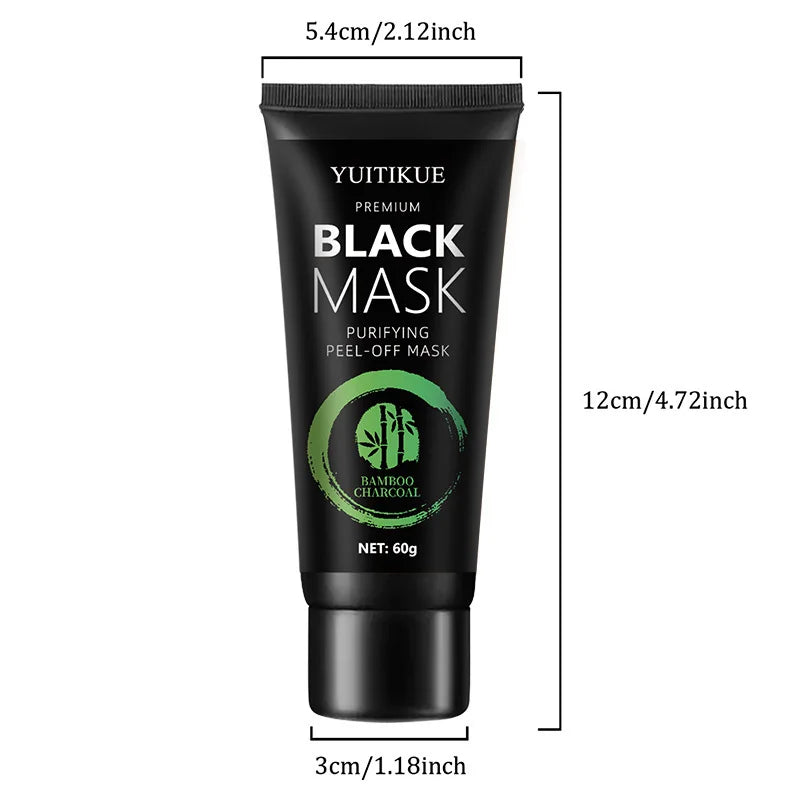 Bamboo Charcoal Blackhead – Peel-Off Mask🖤✨