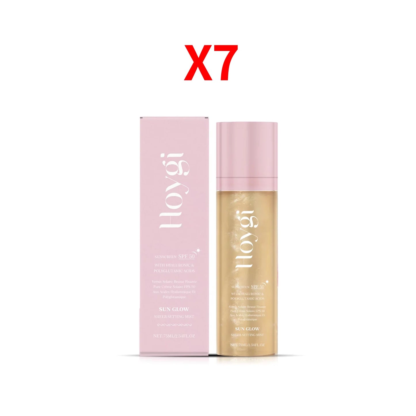 Hoygi SPF 50+ Setting Spray – Matte Oil-Control Makeup Fixer with Waterproof Long-Lasting Sun Protection✨