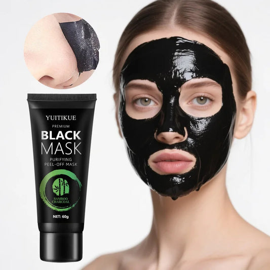 Bamboo Charcoal Blackhead – Peel-Off Mask🖤✨