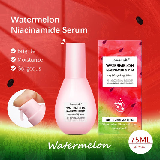 Watermelon Glow Niacinamide – Dew Drops Serum – Hydrating Brightening Face Primer✨