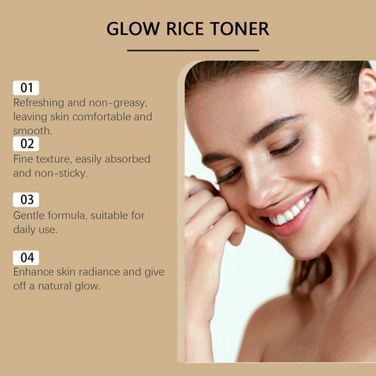 Glow Rice Toner – – Hydrating, Balancing & Pore-Refining Care✨