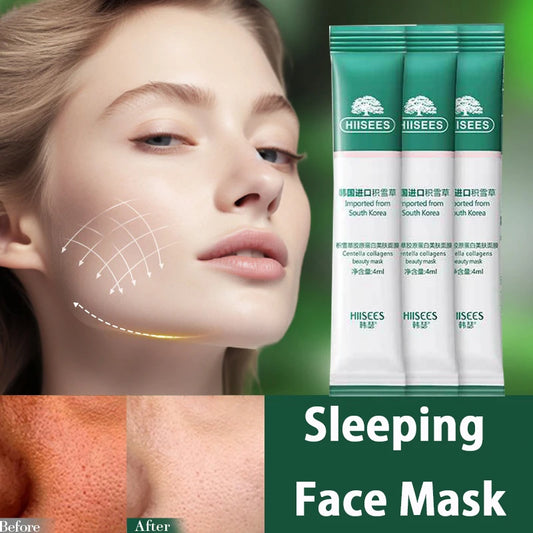 Centella Collagen Sleeping Mask – Korean Firming & Moisturizing Care✨