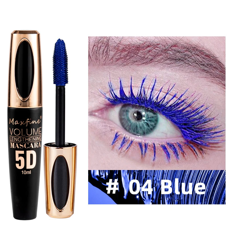 Silk Mascara 5D– Waterproof Lengthening & Volumizing Black Lash Mascara✨