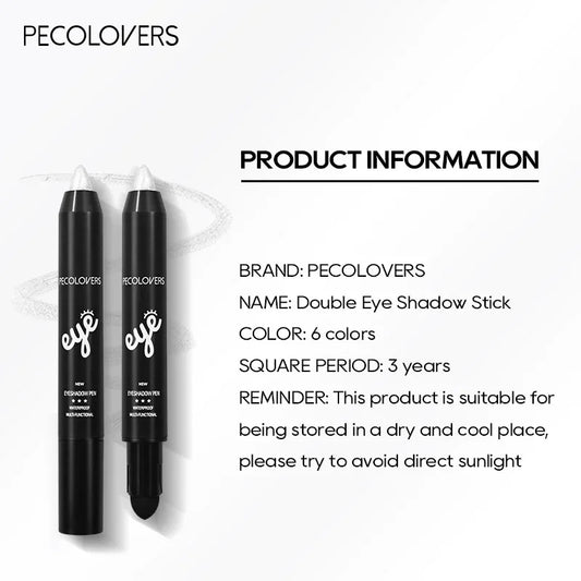 6-Color Luxury Eyeshadow – Pencil Stick Set – Waterproof Pearly Shimmer✨
