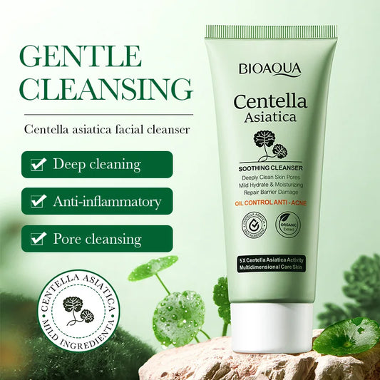 BIOAQUA Centella Asiatica Foam Cleanser – Moisturizing & Oil Control Face Wash