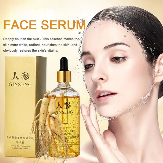 Gold Ginseng Polypeptide – Face Serum – Deep Hydration Brightening & Skin Smoothing✨