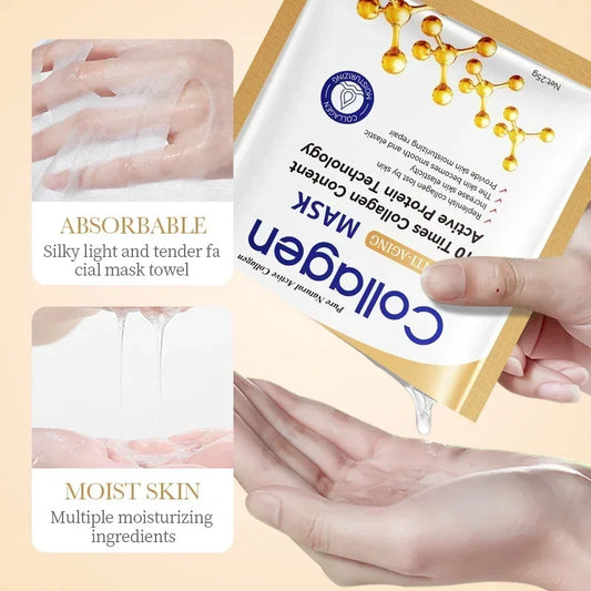 Sadoer - Collagen Face Mask (10Pcs)✨