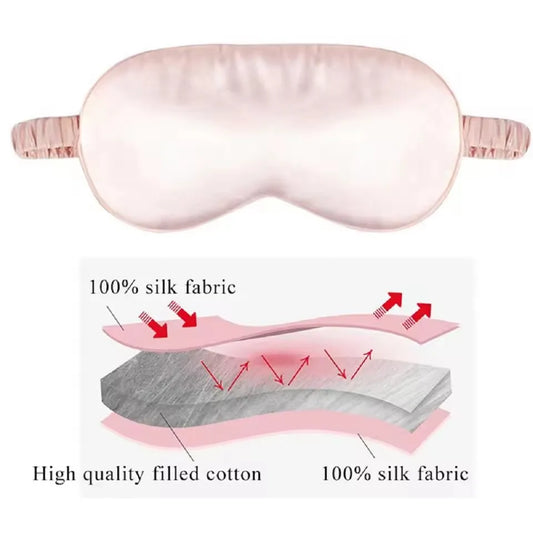 Imitated Silk Eye Patch Shading Sleep Eye Mask 😴✨