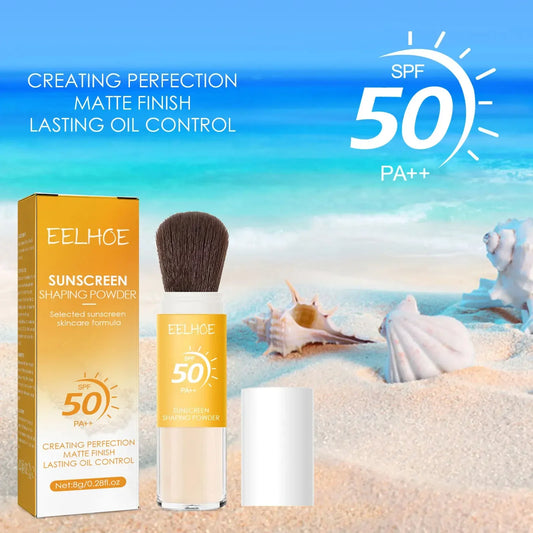 Mineral Sunscreen Setting Powder Spf 50 – Oil-Control Matte Finish✨