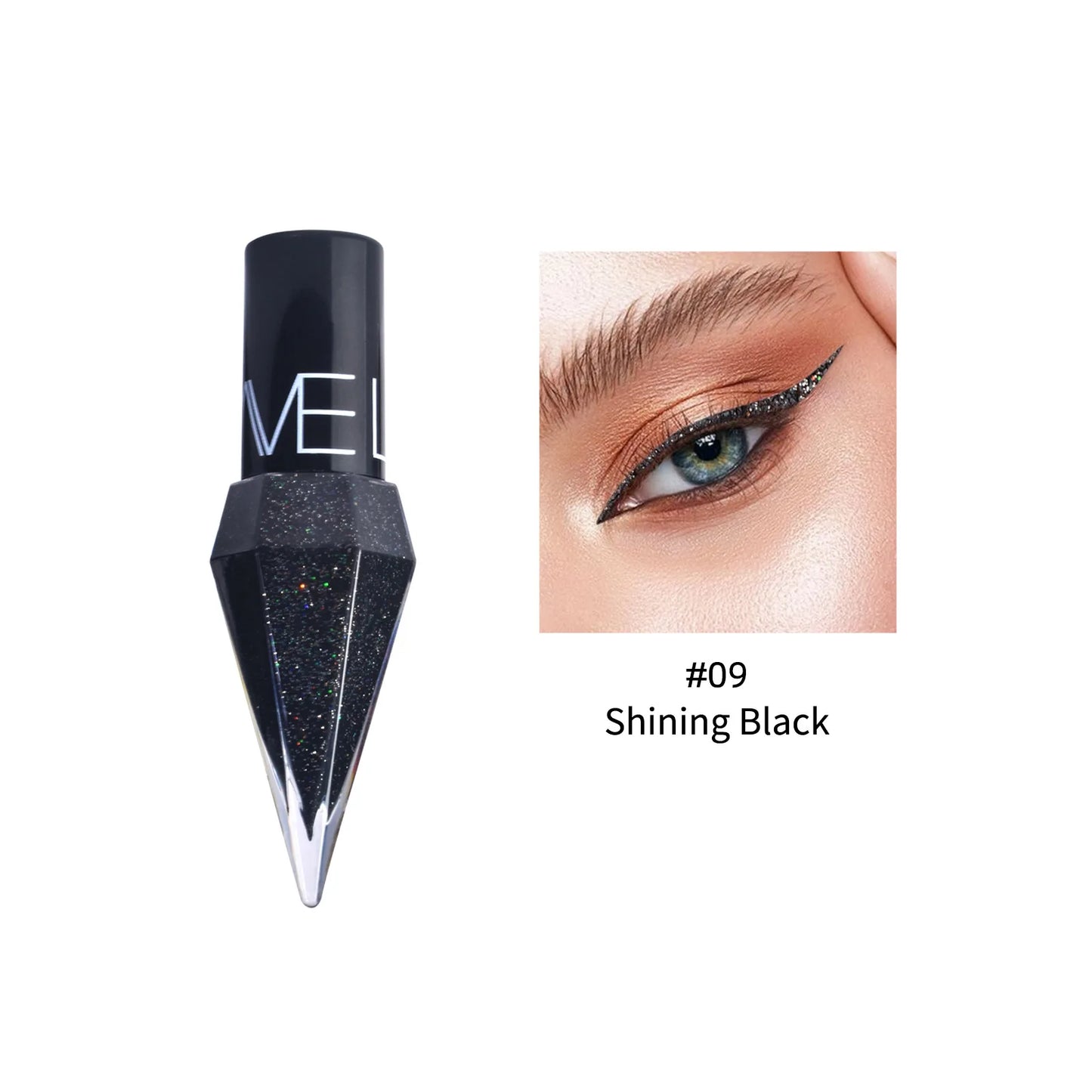 Diamond Shimmer Liquid – Eyeliner Pen – Waterproof, Quick-Dry, Long-Lasting (9-Colors)✨