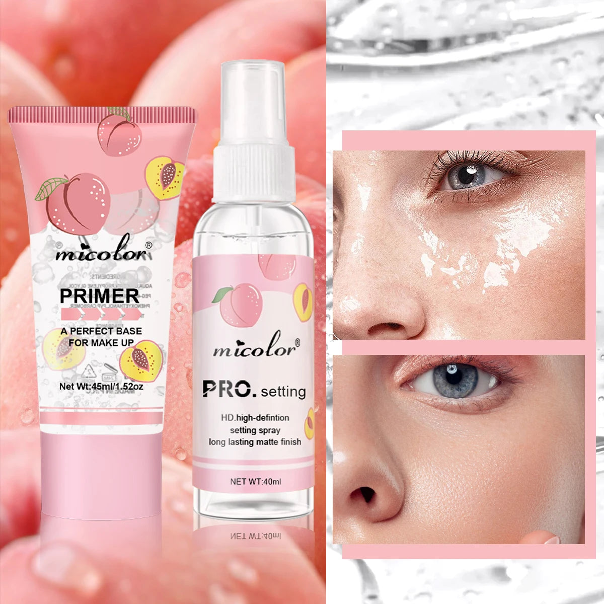 Transparent Jelly Makeup Primer 45ml – Long-Lasting Hydrating Pre-Makeup Base✨