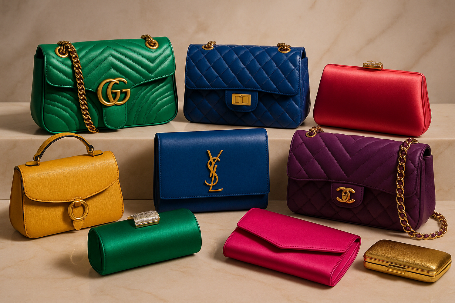 Designer Bags & Clutches