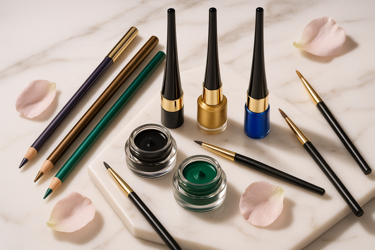 Eyeliners (Gel, Liquid, Pencil)