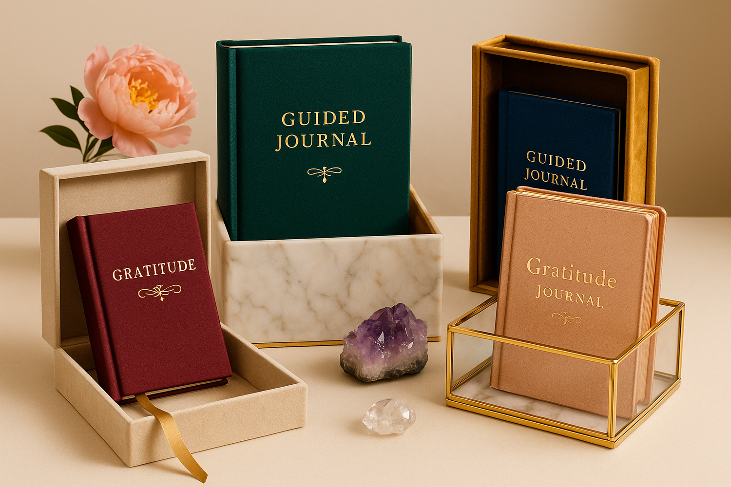 Guided journals & gratitude diaries