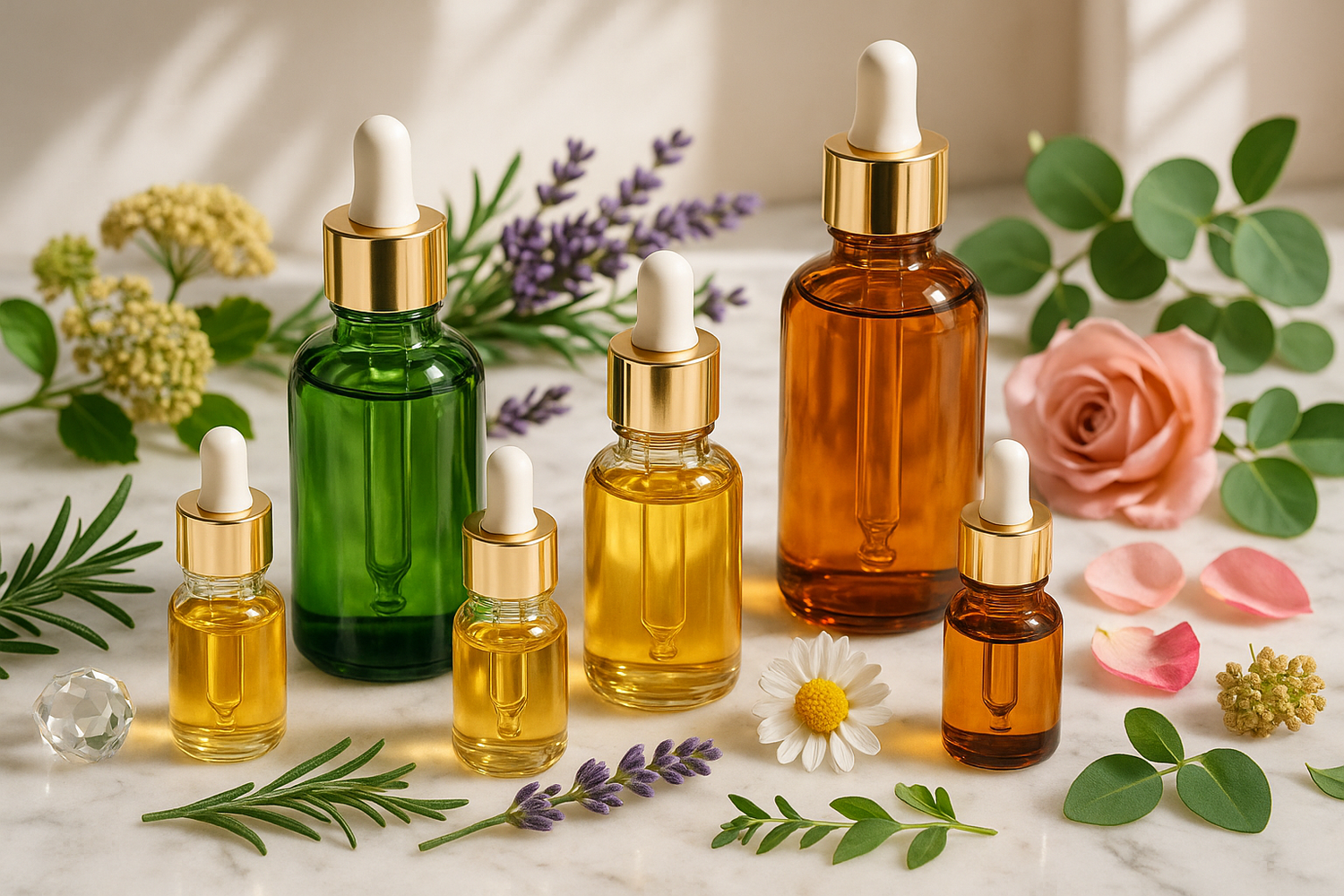Herbal face oils