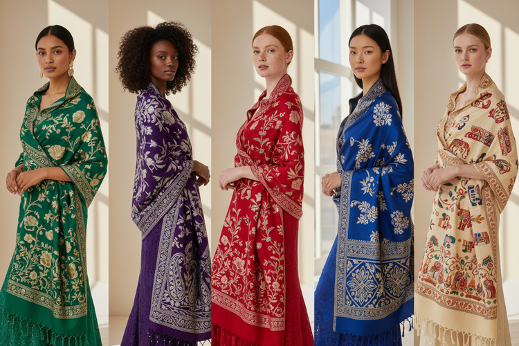 Pure Pashmina Shawls 🪶