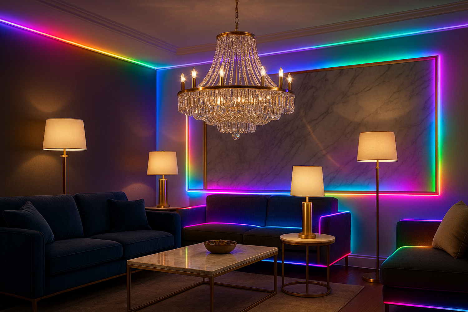 Indoor Lighting (Ceiling Lights, Lamps, LED Strips)