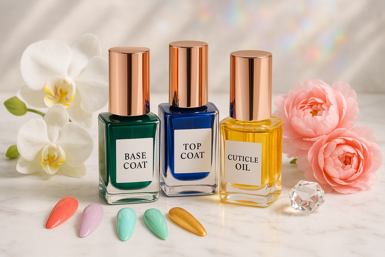 Nail Care (Base Coat, Top Coat, Cuticle Oil)