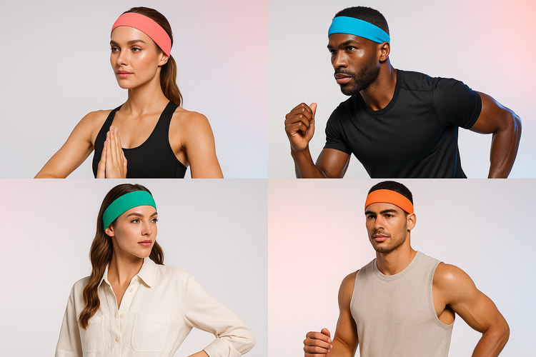 Sweat-Resistant Headbands