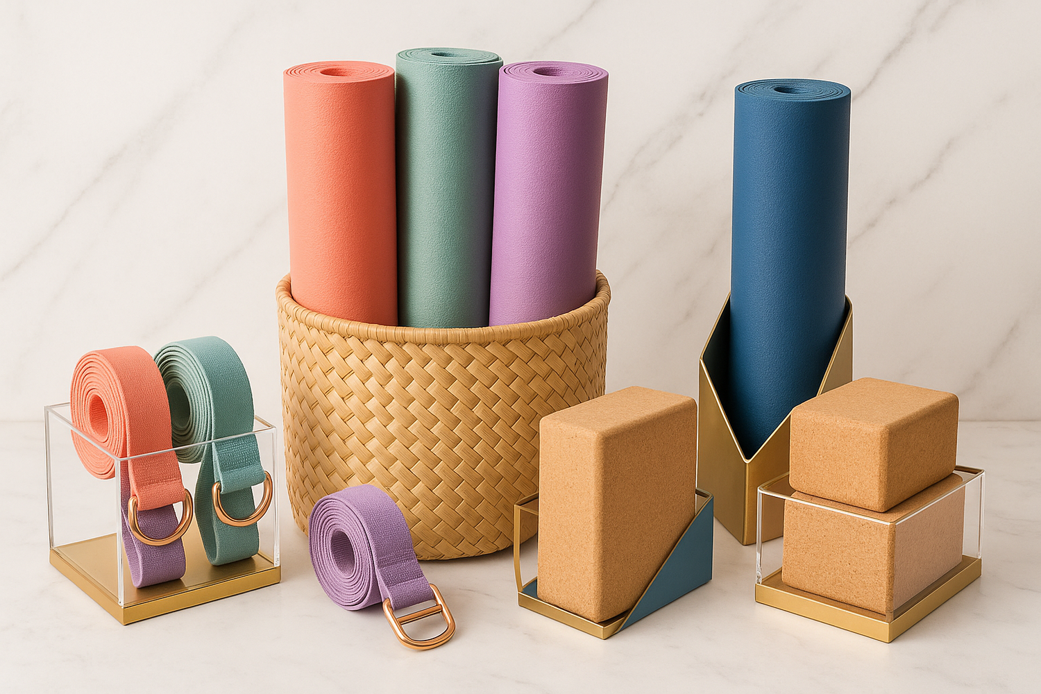 Yoga Mats, Straps, and Blocks 🪷