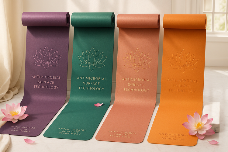 Yoga Mats with antimicrobial surfaces🪷