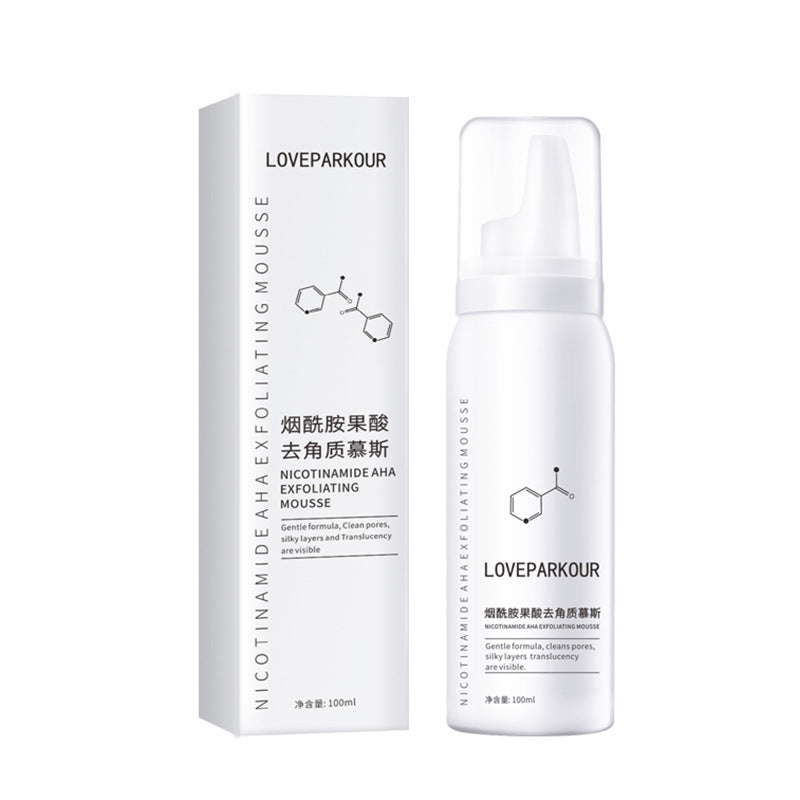 Nicotinamide Exfoliating Cleansing Mousse – Deep Pore Cleanser for Brightening, Oil Control & Acne Care Foam Face Wash