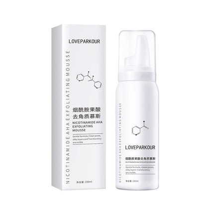 Nicotinamide Exfoliating Cleansing Mousse – Deep Pore Cleanser for Brightening, Oil Control & Acne Care Foam Face Wash