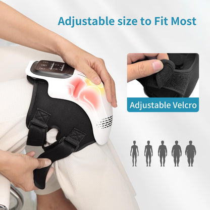 Electric Heated Knee – Massager – Rechargeable Pain Relief, Infrared & Vibration Therapy✨