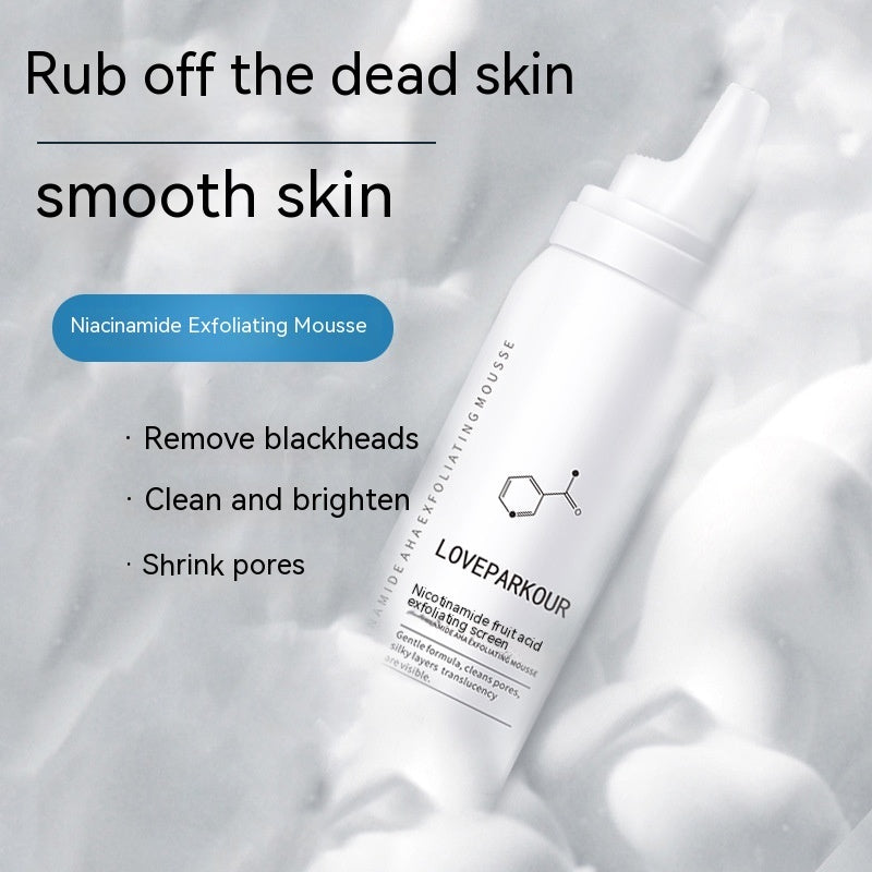 Nicotinamide Exfoliating Cleansing Mousse – Deep Pore Cleanser for Brightening, Oil Control & Acne Care Foam Face Wash