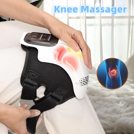 Electric Heated Knee – Massager – Rechargeable Pain Relief, Infrared & Vibration Therapy✨