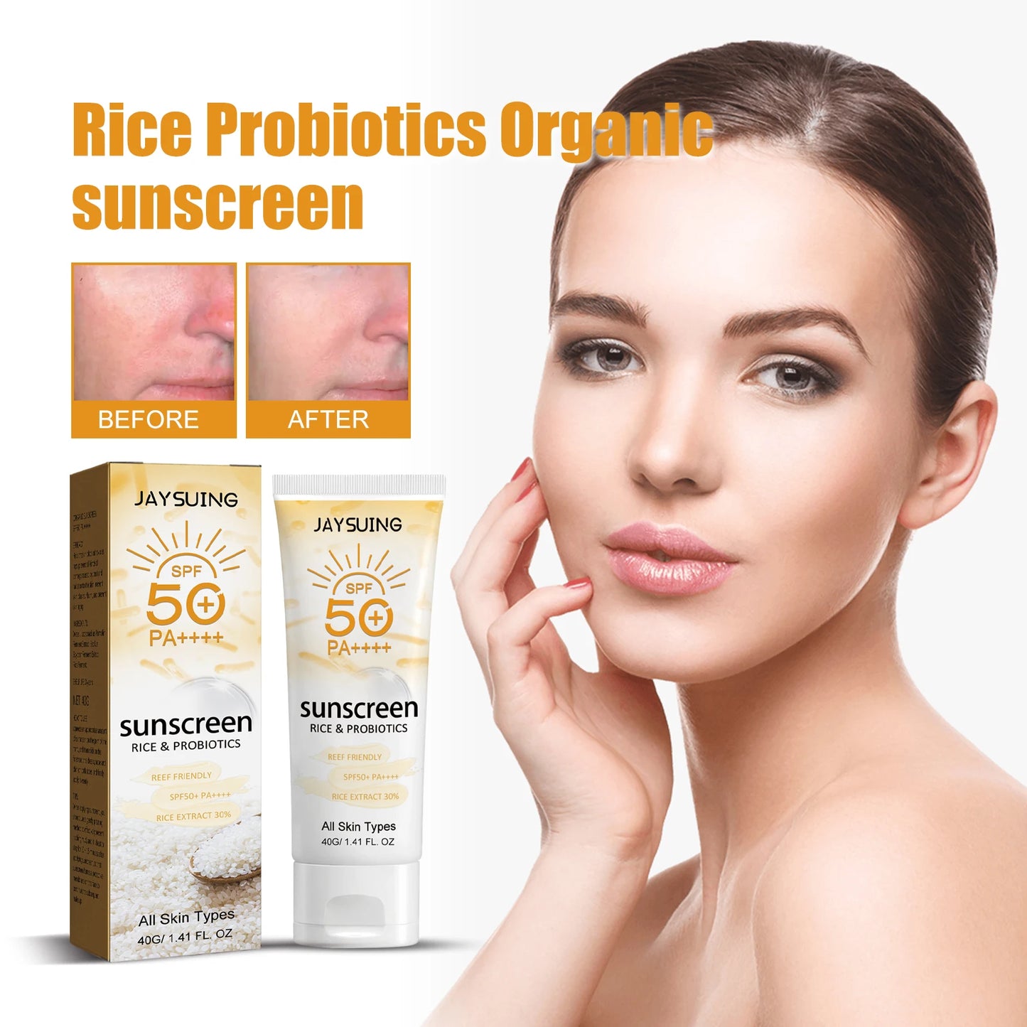 Jaysuing Probiotic Moisturizing – Sunscreen Spf50 ✨