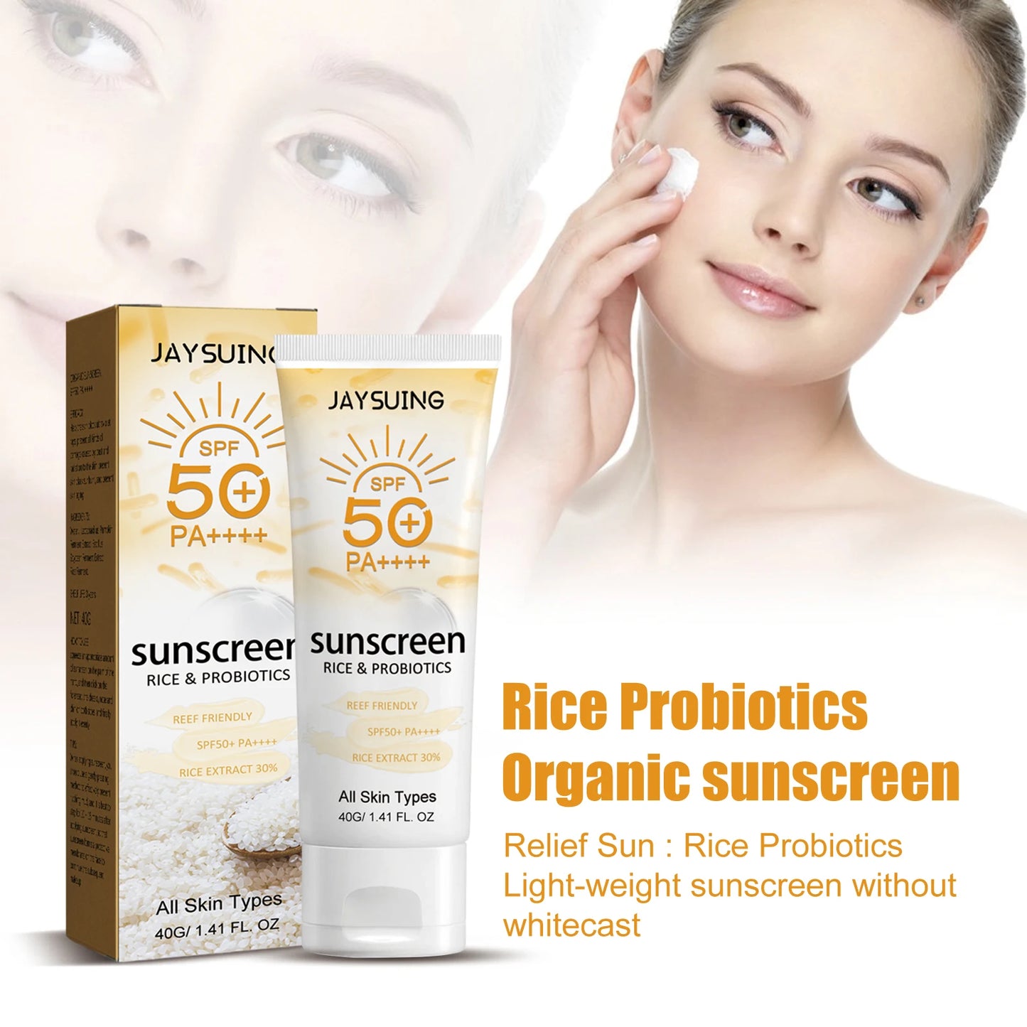 Jaysuing Probiotic Moisturizing – Sunscreen Spf50 ✨