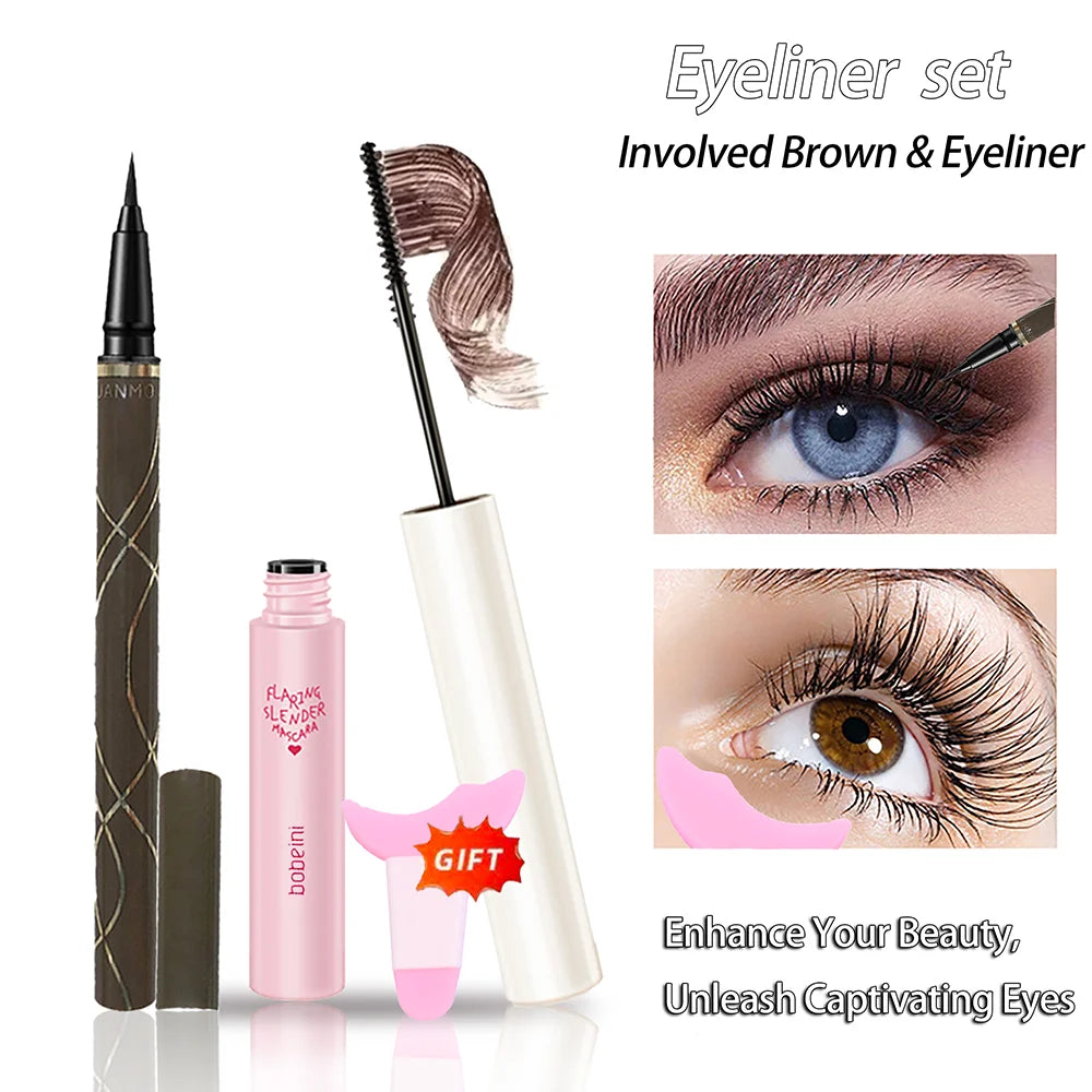 Silk Fiber Mascara – Waterproof Lengthening & Volumizing Lash Mascara✨