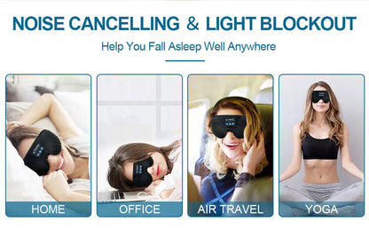 Bluetooth 3D Sleep Eye Mask Headphones 🎧😴
