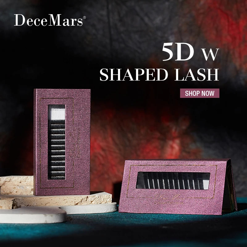 Decemars 5D W-Shaped – Eyelash Extensions – 12 Line Volume Lash✨