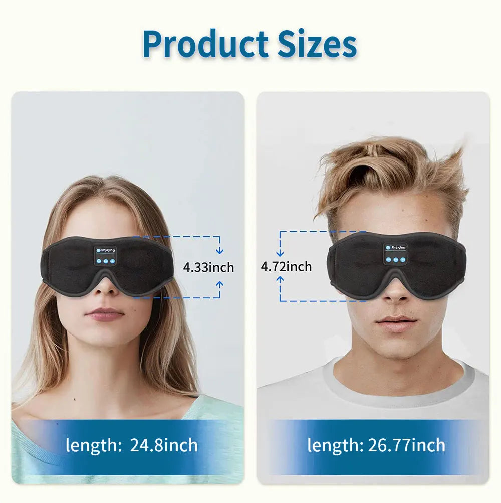 Bluetooth 3D Sleep Eye Mask Headphones 🎧😴