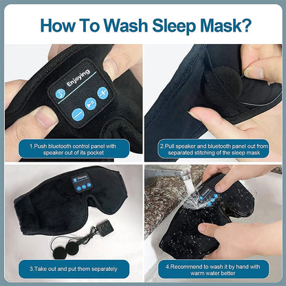 Bluetooth 3D Sleep Eye Mask Headphones 🎧😴
