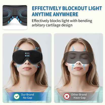 Bluetooth 3D Sleep Eye Mask Headphones 🎧😴