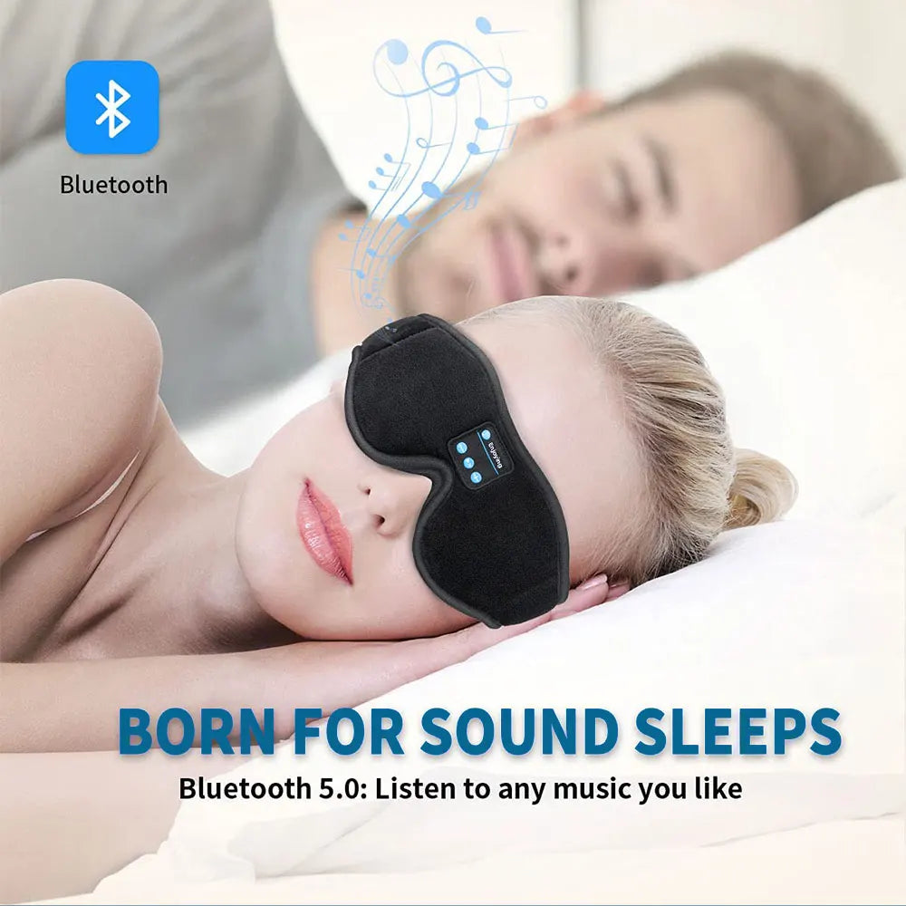 Bluetooth 3D Sleep Eye Mask Headphones 🎧😴