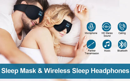 Bluetooth 3D Sleep Eye Mask Headphones 🎧😴