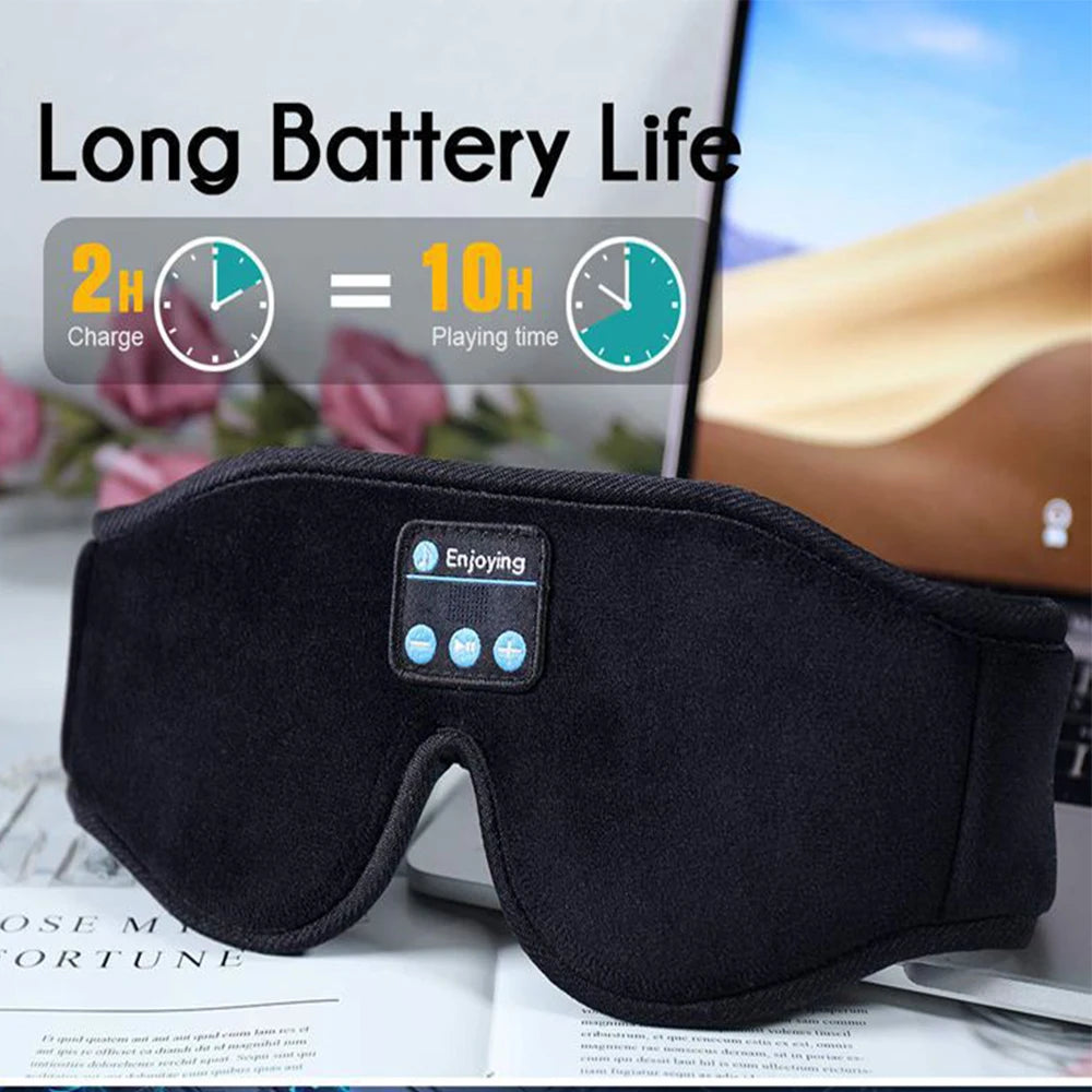Bluetooth 3D Sleep Eye Mask Headphones 🎧😴