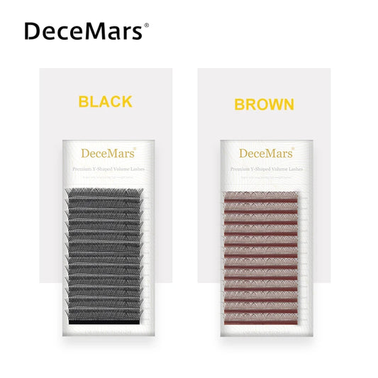 YY Shape Lash – Extensions – Black & Brown, C/D Curl✨