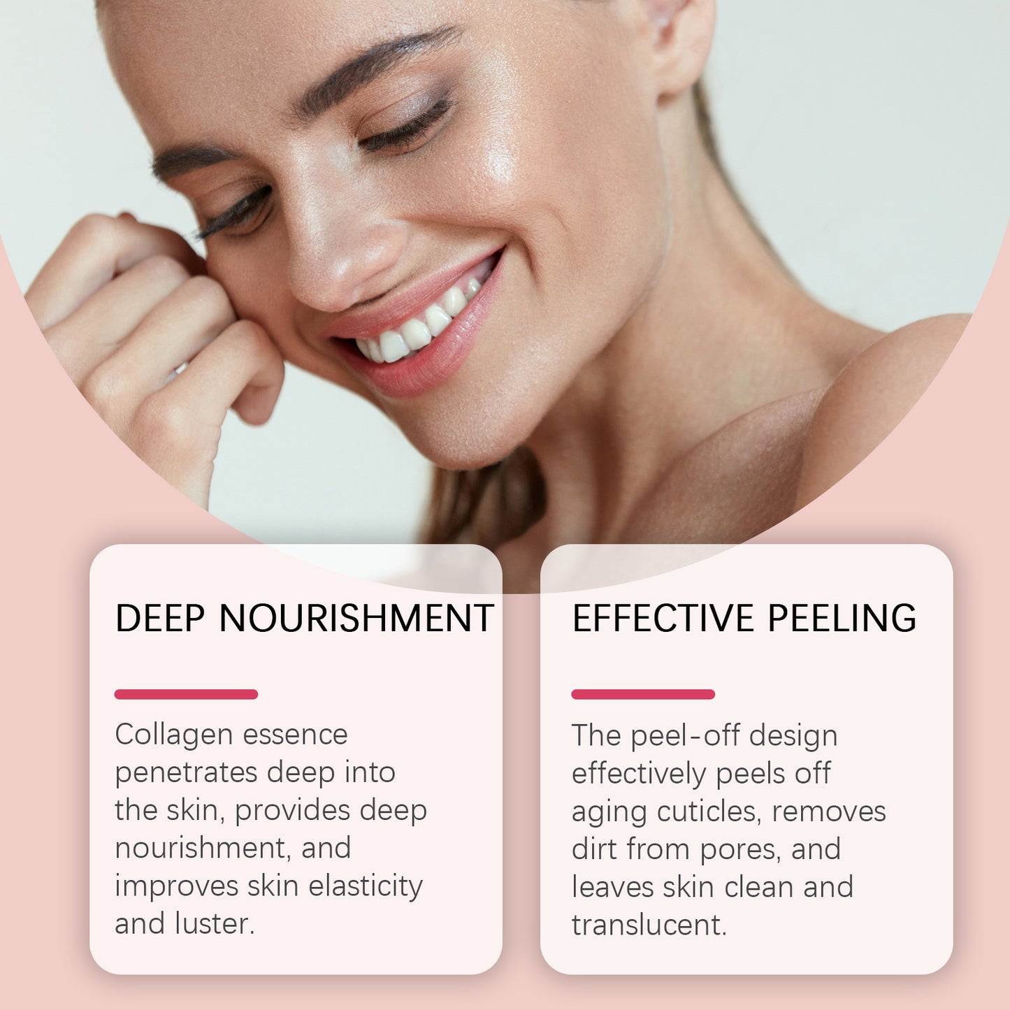 Korean Collagen Overnight Wrapping Mask – Deep Hydrating Peel-Off Night Care Facial Mask Cream✨🌙