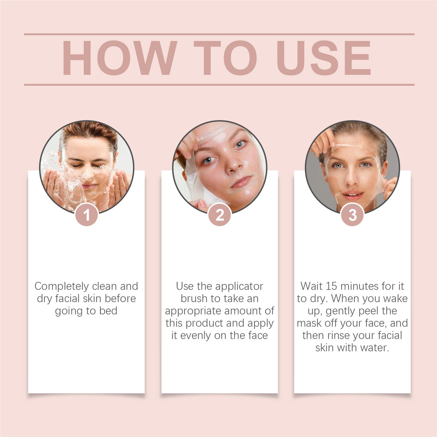 Korean Collagen Overnight Wrapping Mask – Deep Hydrating Peel-Off Night Care Facial Mask Cream✨🌙