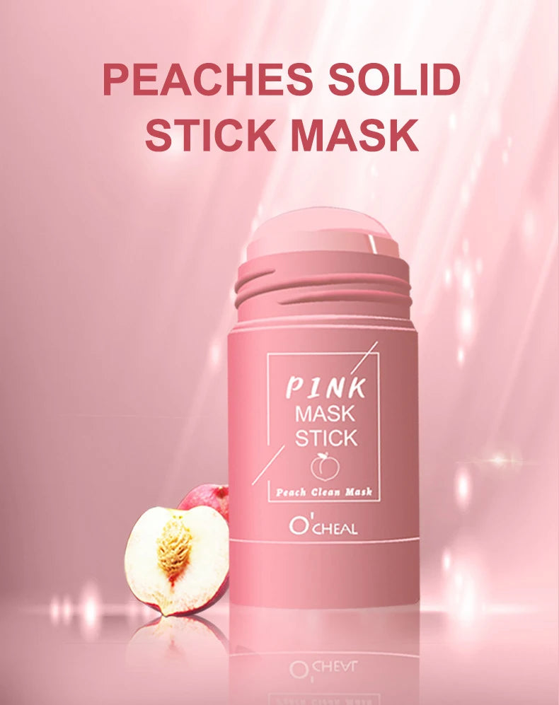 Solid Facial Mask Stick (Green Tea / Honey Peach / Charcoal Eggplant) ✨