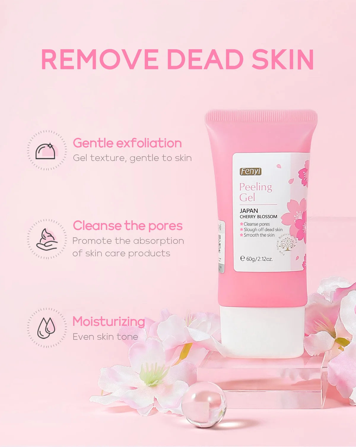 Cherry Blossom - Peeling Facial Gel (60g)🌸✨