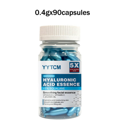 Hyaluronic Acid Capsule – Serum (30 Capsules) – Deep Moisturizing & Brightening Face Essence✨