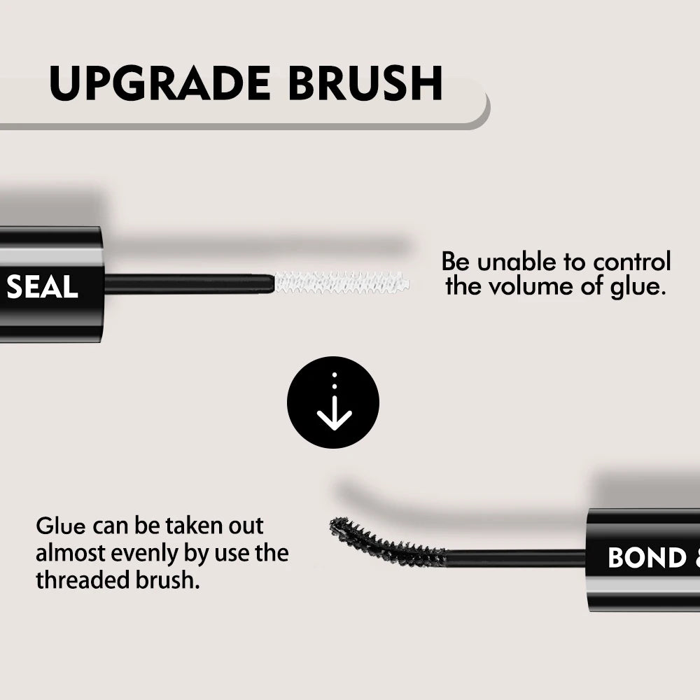 Clear Lash Glue – – Bond & Seal, Waterproof Quick-Dry Adhesive✨